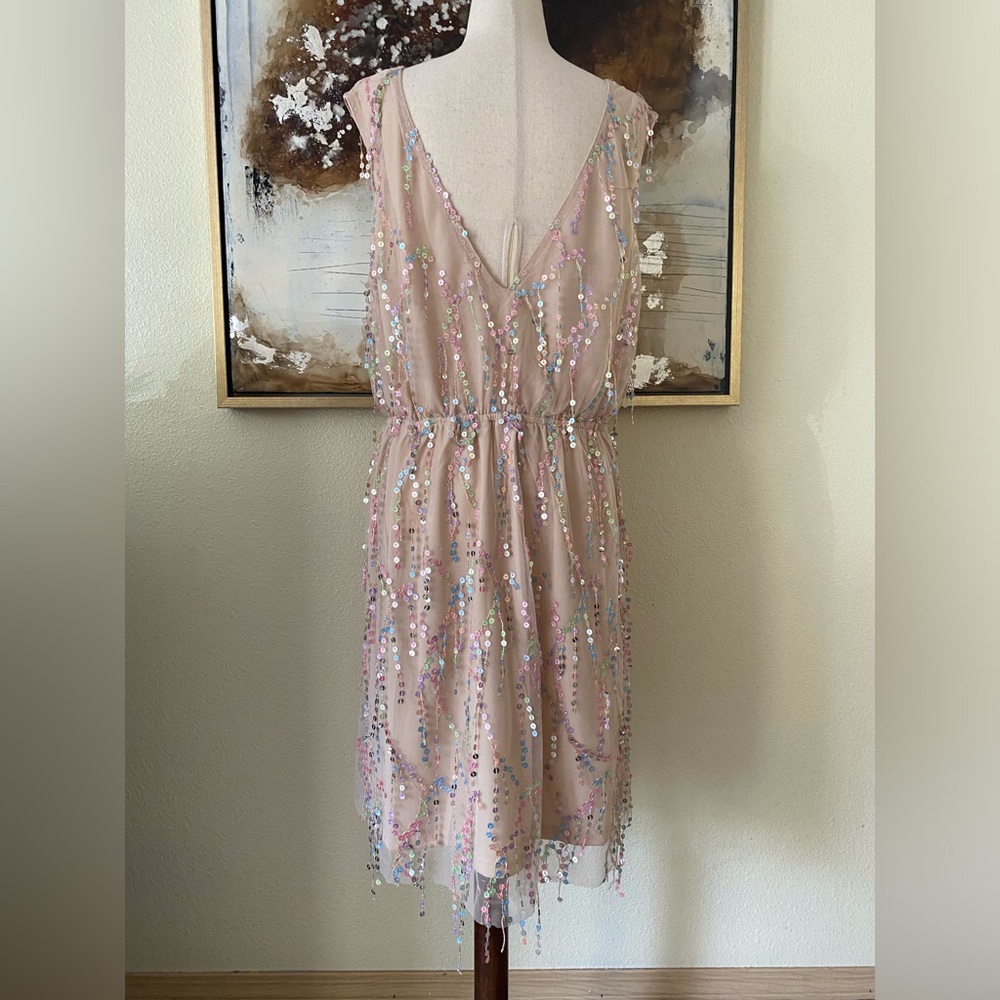 Southern fried chics sparkly fringed sequined dress size XXL NWOT - Picture 6 of 7
